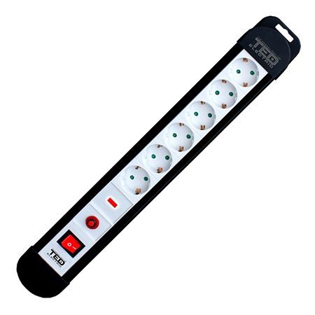 prelungitor protectie 3x1.5mm2 6 prize 1.5m - imagine 3